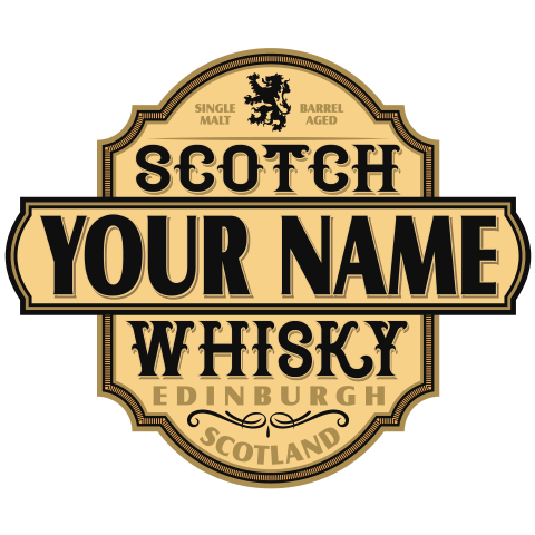 personalized Scotch Whisky design