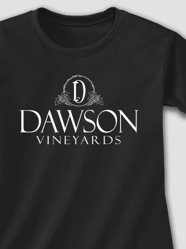 Black Classic Vineyards Personalized fitted-ladiestee 