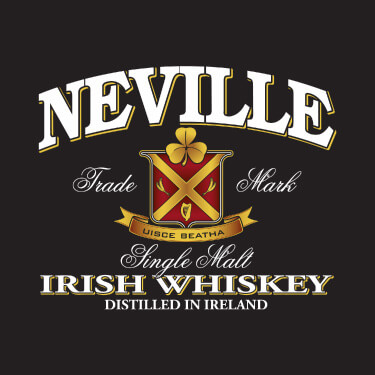 Black Irish Whiskey Personalized default 