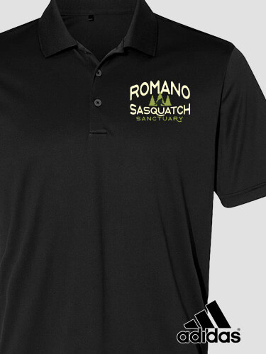 Black Sasquatch Sanctuary Personalized embroidered-adidas-polo-shirt 