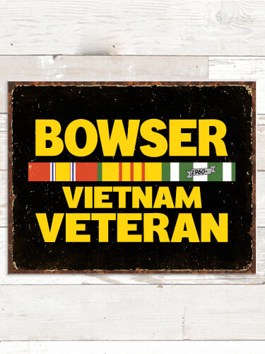 NA Vietnam Veteran Personalized tin-sign-1 