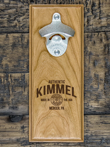 Natural Cherry Authentic Brand Personalized cherry-wall-opener 