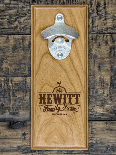 Natural Cherry Family Farm Personalized cherry-wall-opener 